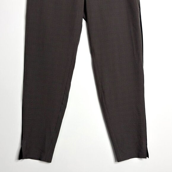 ATHLETA Brooklyn Ankle Pants Brown Plaid - Picture 3 of 7
